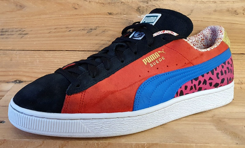 Puma Suede Yo! Low Trainers UK10/US11/EU44.5 383429-01 Red/Black/Blue/Pink