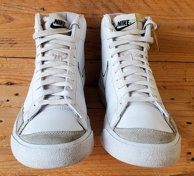 Nike Blazer 77 Multi Swoosh Mid Leather Trainers UK8/US9/EU42.5 FN7809-100 White