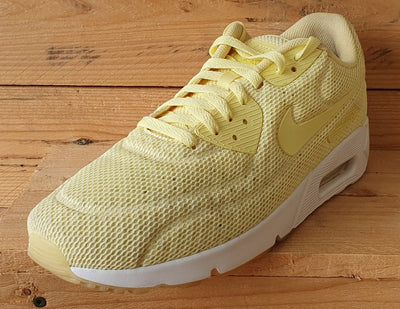 Nike Air Max 90 Ultra 2.0 BR Trainers UK10/US11/EU45 898010-700 Lemon Chiffon