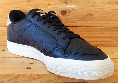 Adidas Continental Vulc Low Leather Trainers UK9/US9.5/EU43 EG4590 Navy/White
