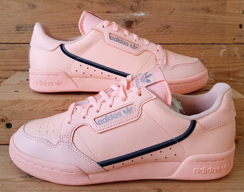 Adidas Continental 80 Low Leather Trainers F97508 Triple Peach UK5/US5.5/EU38