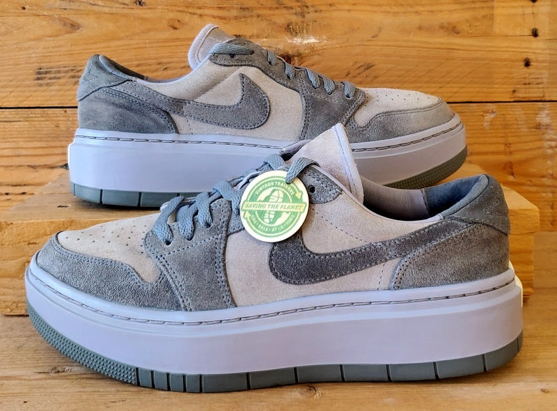Nike Air Jordan 1 Elevate Low Suede Trainers UK7/US9.5/EU41 DH7004-005 Grey