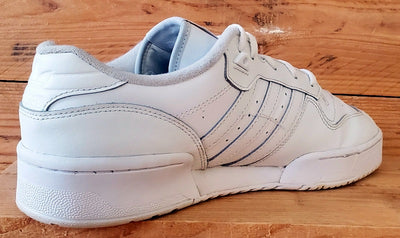 Adidas Rivalry Low Leather Trainers UK9/US9.5/EU43 GX2272 Triple White