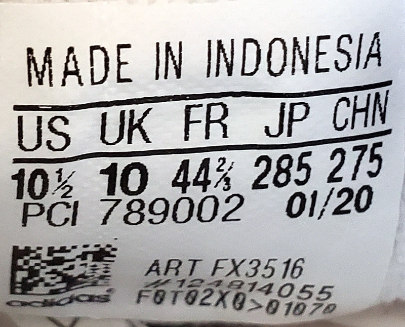 Adidas Continental 80 Low Leather Trainers UK10/US10.5/EU44.5 FX3516 White