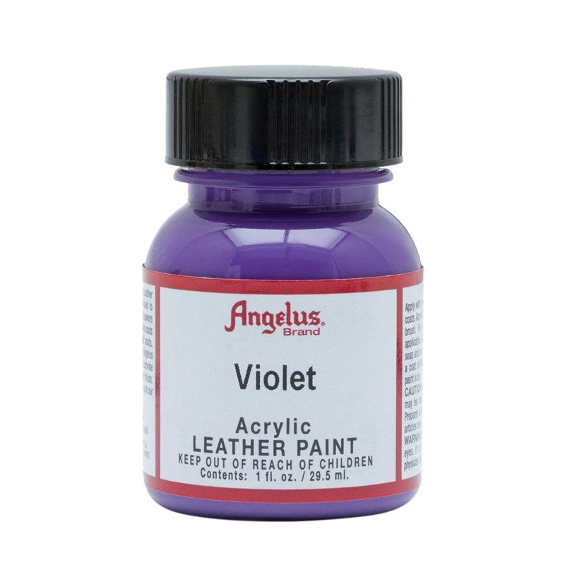 Angelus Acrylic Leather Paint - Violet- 1fl oz / 30ml - Custom Sneakers