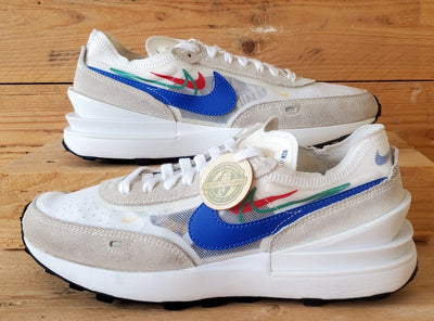 Nike Waffle One Low Textile/Suede Trainers UK6.5/US7.5/EU40.5 DN8019-100 White