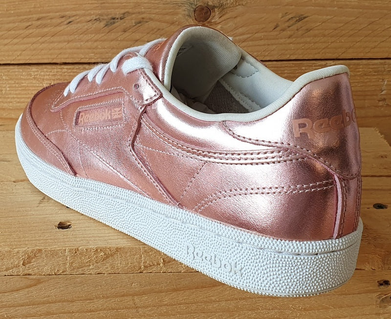 Reebok Club C 85 Low Leather Trainers UK7/US9.5/EU40.5 CN0512 Pink Shine