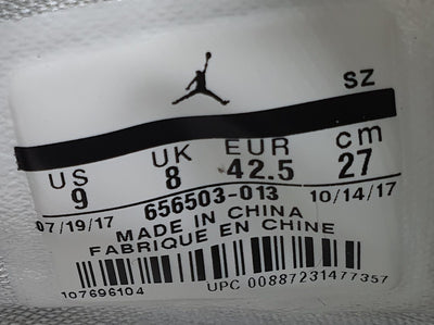 Nike Jordan Future Mid Trainers 656503-013 Pure Platinum UK8/US9/EU42.5