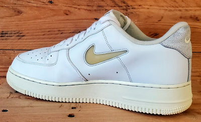 Nike Air Force 1 Jewel Low Leather Trainers UK9/US10/E44 DC8894-100 Pale Vanilla