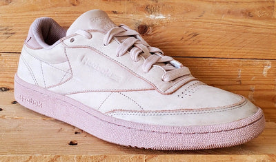 Reebok Club C 85 Low Leather Trainers UK10/US11/EU44.5 BS7854 Shell Pink