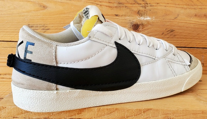 Nike Blazer 77 Jumbo Low Leather Trainers UK12/US13/E47.5 DN2158-101 White/Black