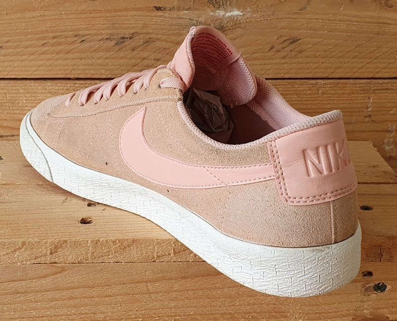 Nike Blazer Low Suede Trainers UK9.5 US10.5 EU44.5 371760 801 Arctic Orange Pink VintageTrainers