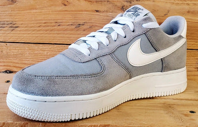 Nike Air Force 1 Low Suede Trainers UK6/US7/EU40 AQ8741-300 Spruce Fog/White