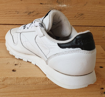 Reebok Classic Low Leather Trainers UK6/US8.5/EU39 DV3830 White/Black