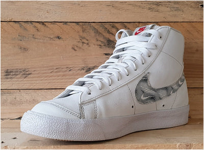 Nike Blazer 77 Topography Leather Trainers UK9.5/US10.5/EU44.5 DH3985-100 White