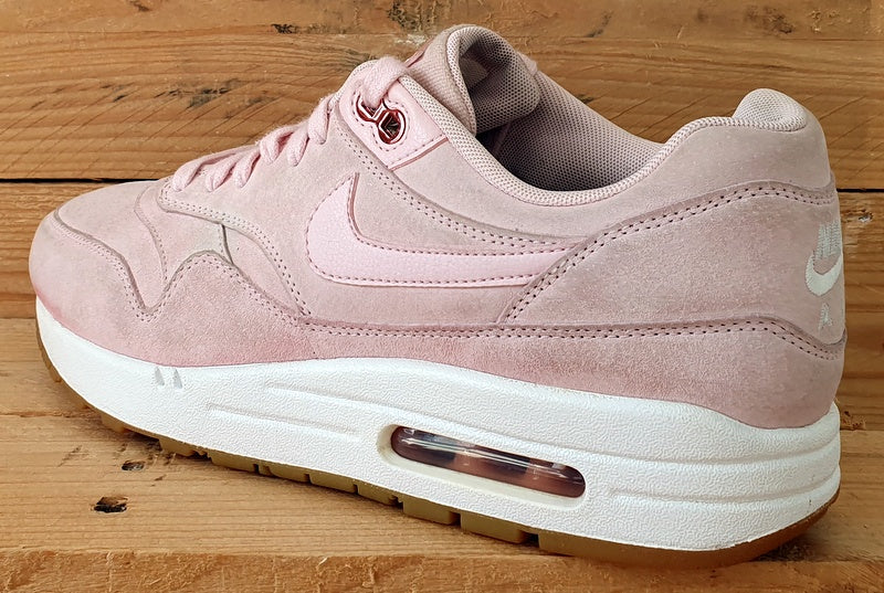 Nike Air Max 1 Low Suede Trainers UK7/US9.5/EU41 919484-600 Prism Pink