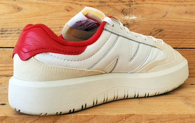 New Balance CT302 Low Leather Trainers UK8/US8.5/EU42 CT302VB White/Red