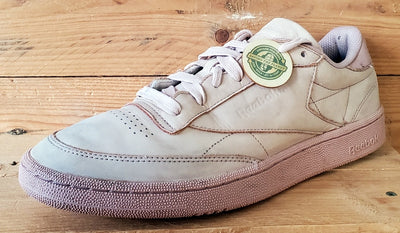 Reebok Club C 85 Low Leather Trainers UK10/US11/EU44.5 BS7854 Shell Pink