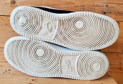 Nike Court Vision Low Leather Trainers UK10/US11/EU45 DH2987-001 Black/White