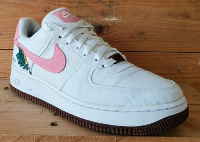 Nike Air Force 1 '07 Low Catechu Trainers UK5/US7.5/EU38.5 CZ0269-101 White/Pink