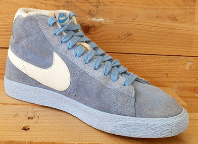 Nike Blazer Mid Suede Trainers UK5/US7.5/EU38.5 518171-403 Arctic Blue