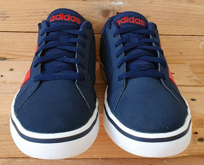 Adidas VS Pace Low Synthetic Trainers UK7/US7.5/EU40.5 B74317 Navy/Red