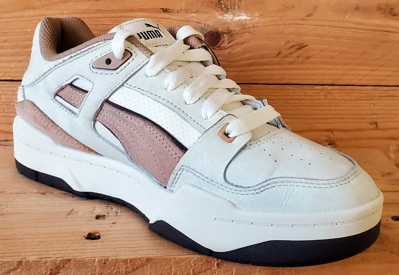 Puma Slipstream Low Leather Trainers UK6.5/US7.5/EU40 390059-03 Dusty Tan/White