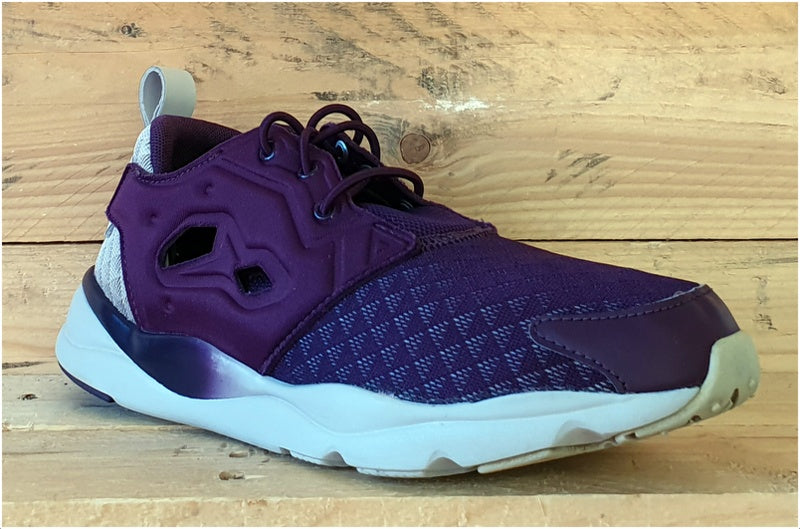 Reebok Furylite Sheer Nylon Running Trainers UK5 US7.5 EU38 V62123 Purple White VintageTrainers