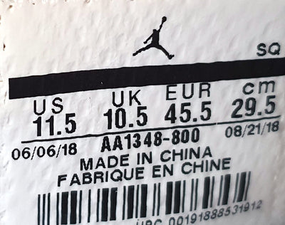 Nike Jordan Westbrook 0.3 Low Trainers AA1348-800 Red/White UK10.5/US11.5/EU45.5