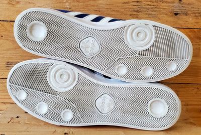 Adidas Seeley Low Suede Trainers UK9/US9.5/EU43 BB8459 Navy Blue/White