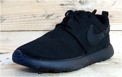 Nike Roshe One PS Low Textile Trainers 749427-031 Triple Black UK2/US2.5Y/EU34