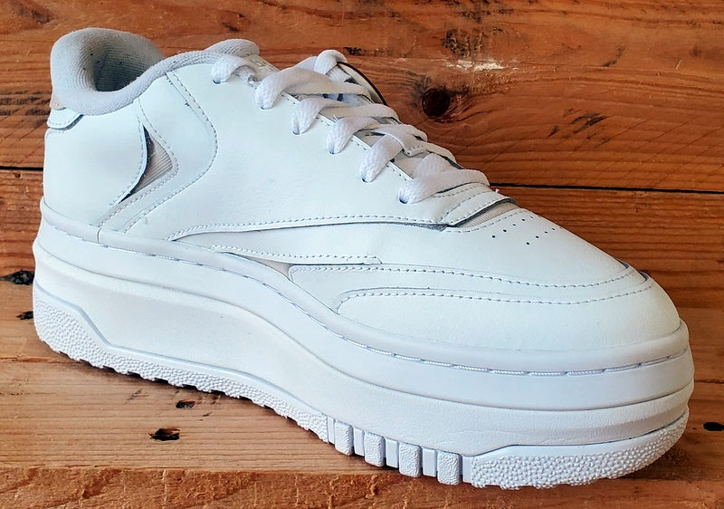 Reebok Classic Platform Leather Trainers UK5.5/US8/EU38.5 100201801 Triple White