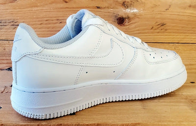 Nike Air Force 1 Low Leather Trainers UK4/US6.5/EU37.5 DD8959-100 Triple White