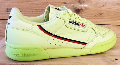 Adidas Continental 80 Leather Trainers UK8/US8.5/EU42 B41675 Semi Frozen Yellow
