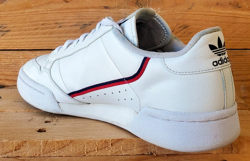 Adidas Continental 80 Vegan Low Leather Trainers UK9/US9.5/EU43 FX2336 White