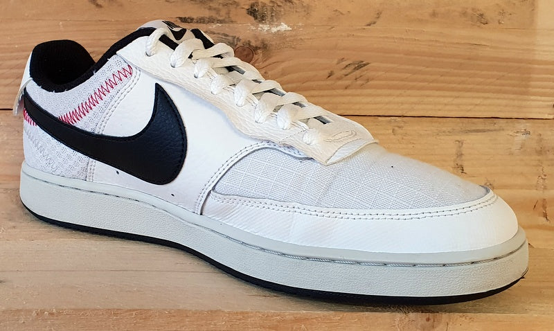 Nike Court Vision Low Trainers UK7.5/US8.5/EU42 CD5464-100 Premium White Black
