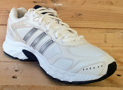 Adidas Duramo 3 Low Leather Trainers UK5/US5.5/EU38 G43370 White/Black