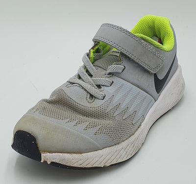 Nike Star Runner Textile Trainers 921443-002 Grey/White/Green UK13/US13.5C/E31.5