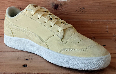 Puma Ralph Sampson Low Suede Trainers UK5/US6/EU38 380231-01 Yellow/White