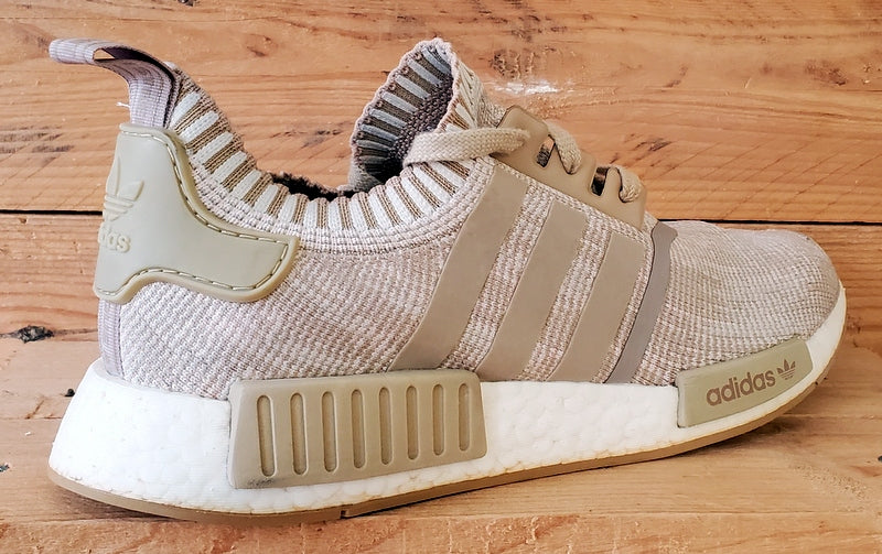 Adidas NMD R1 Low Primeknit Trainers UK9/US9.5/EU43 BY1912 Linen Khaki
