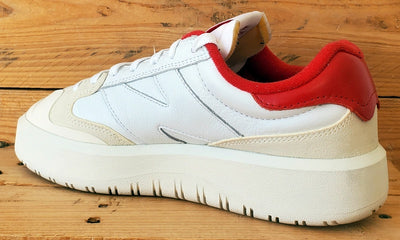 New Balance CT302 Low Leather Trainers UK8/US8.5/EU42 CT302VB White/Red