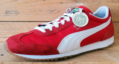 Puma Whirlwind Low Textile Trainers UK8/US9/EU42 351293-88 Red/White/Gum