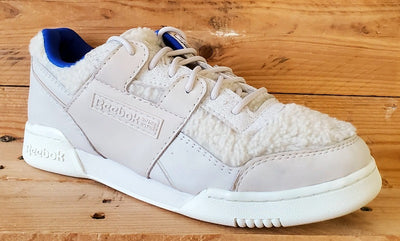 Reebok Workout Plus Stucco Suede/Wool Trainers UK9.5/US10.5/EU44.5 GX5423 Beige