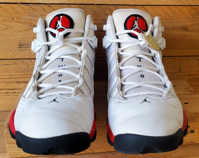 Nike Air Jordan 6 Rings Mid Leather Trainers UK13/US14/EU48.5 322992-123 White