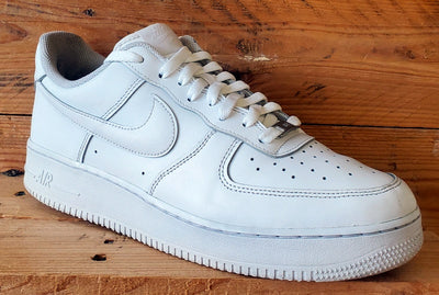 Nike Air Force 1 Low Leather Trainers UK10/US11/EU45 CW2288-111 Triple White