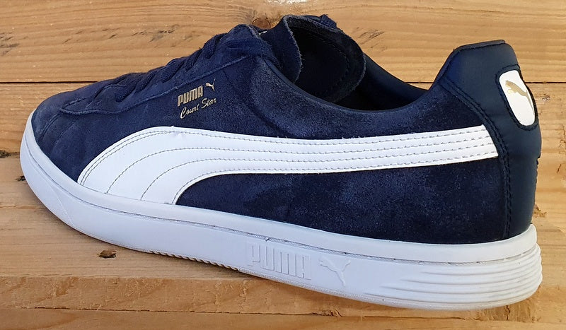 Puma Court Star Low Suede Trainers UK12/US13/EU47 366574-04 Navy/White