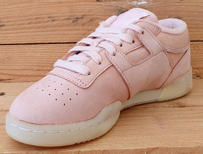 Reebok Classic Low Suede Trainers V69721 Creamy Pink/Gumsole UK4/US5/EU36