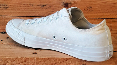 Converse Chuck Taylor All Star Low Canvas Trainers UK8.5/US8.5/EU42 1U647 White