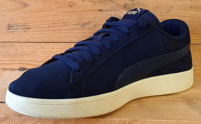 Puma Smash V2 Low Suede Trainers UK10/US11/EU44.5 364989-24 Navy/Cream