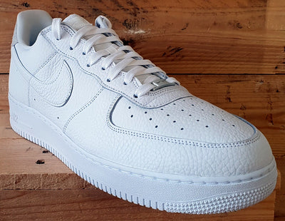 Nike Air Force 1 Craft Leather Trainers UK14/US15/EU49.5 CN2873-101 Summit White